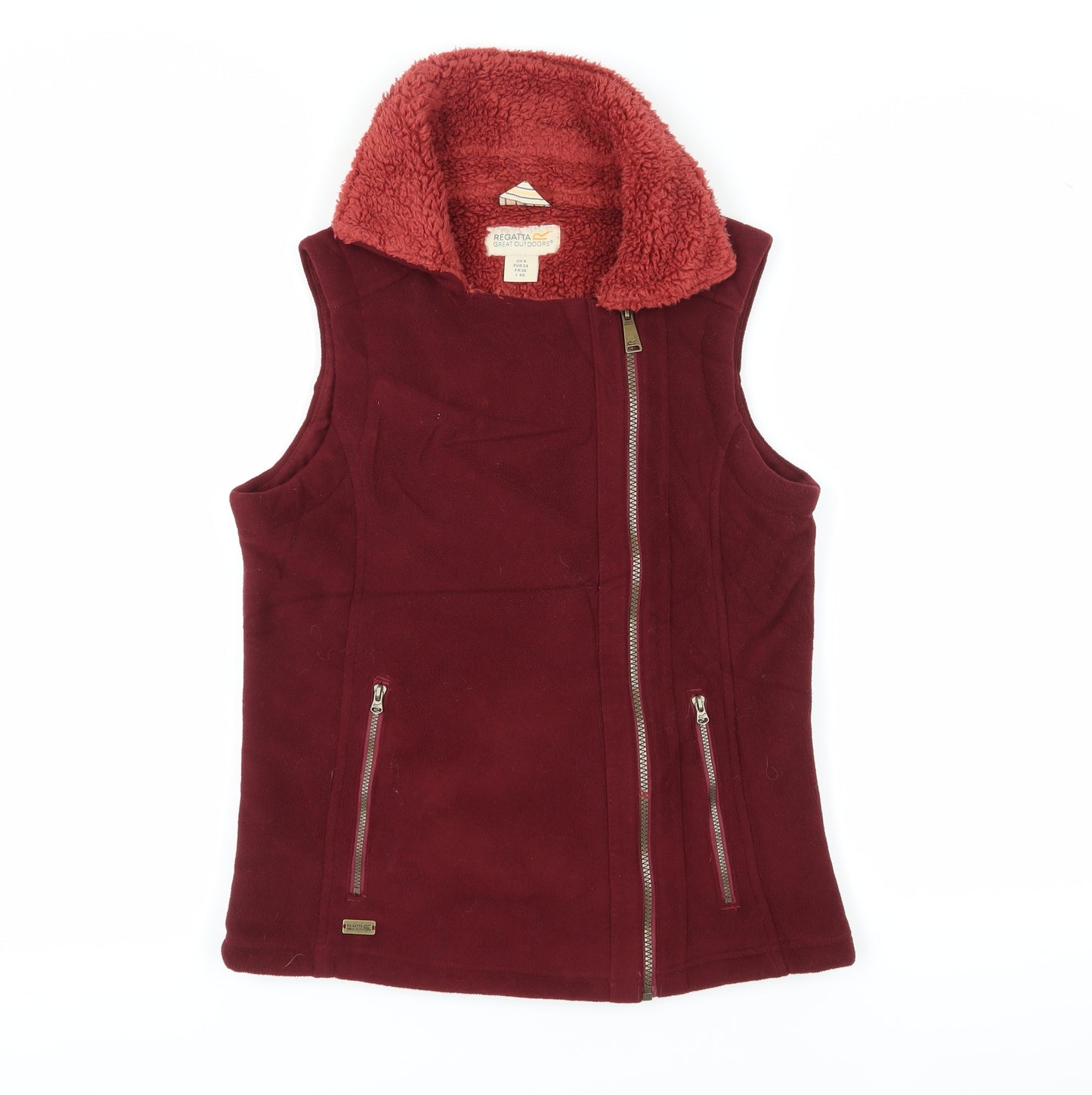 Regatta Women's Red Fleece Waistcoat Size 8