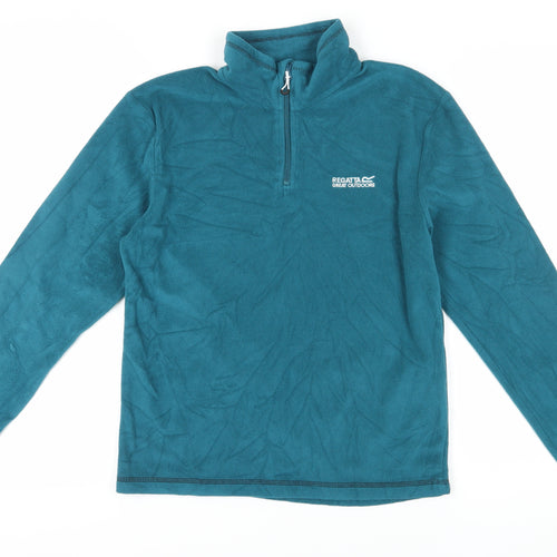 Regatta Men's Blue S Fleece Henley Sweatshirt
