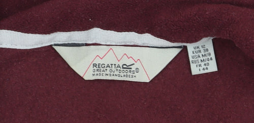 Regatta Women's Red Fleece Jacket, Size 12