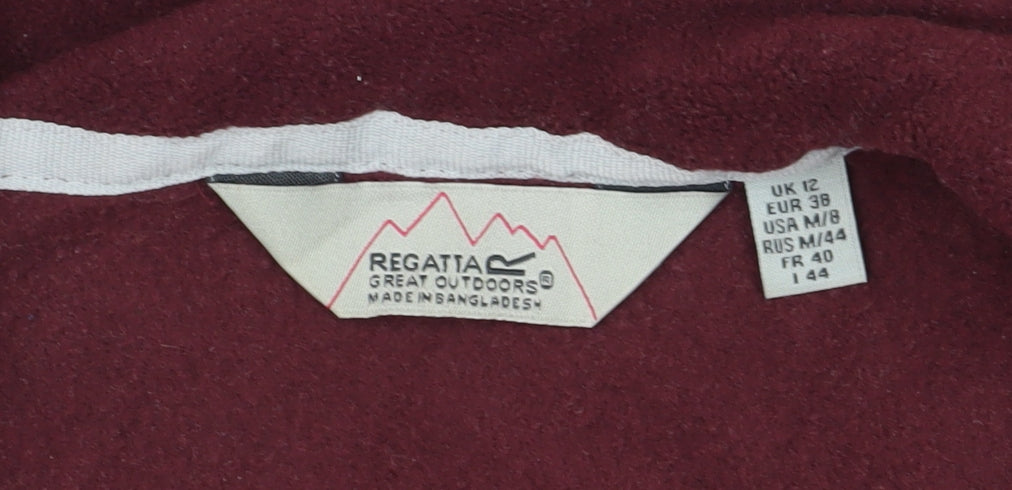 Regatta Women's Red Fleece Jacket, Size 12