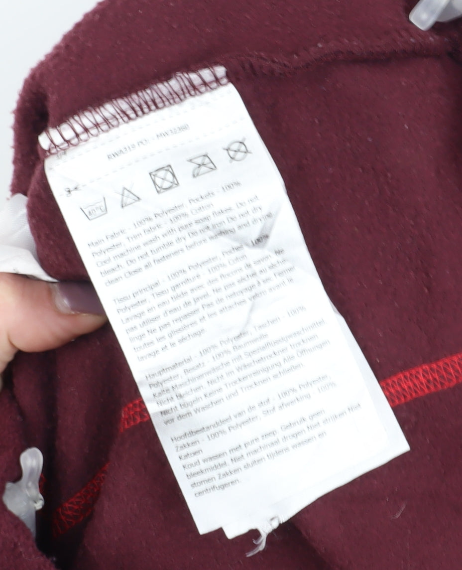 Regatta Women's Red Fleece Jacket, Size 12