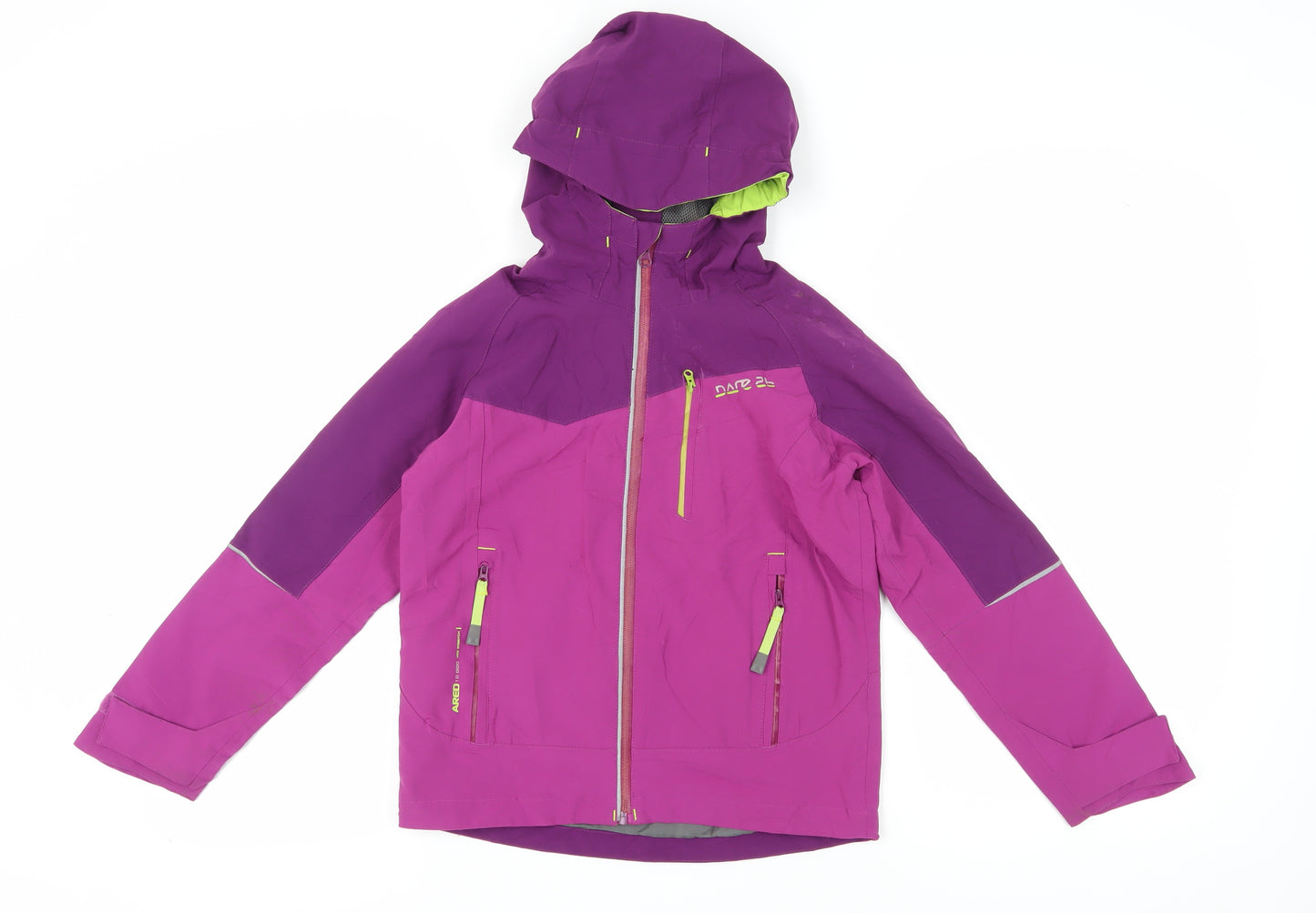 Dare 2b Girls Purple Ski Jacket, Size 10, Waterproof & Hooded