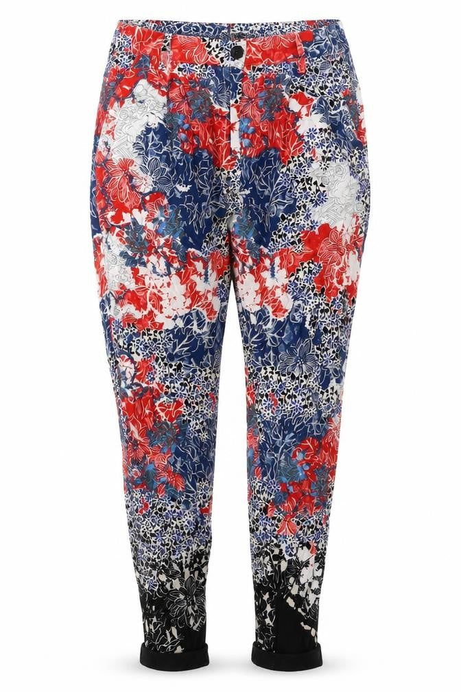 Front view of River Island Women's Multicoloured Harem Trousers, size 8