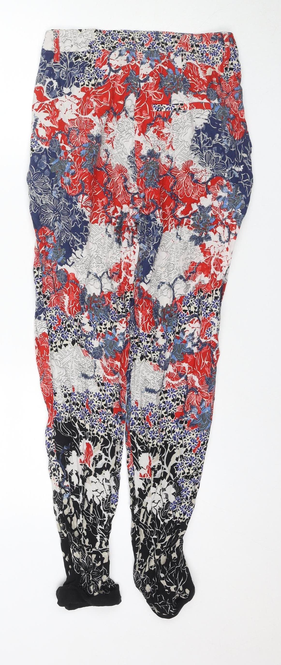 River Island Women's Multicoloured Harem Trousers Size 8