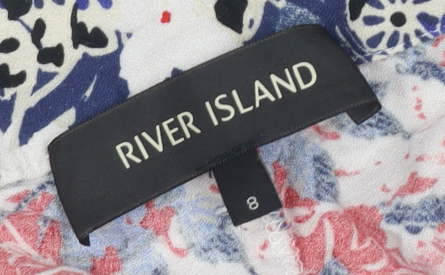 River Island Women's Multicoloured Harem Trousers Size 8