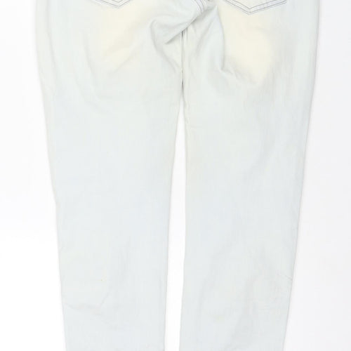 Mango Women's Blue Straight Jeans Size 10