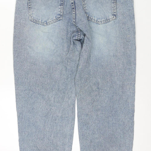 boohooMAN Men's Blue Size 30 Regular Fit Jeans