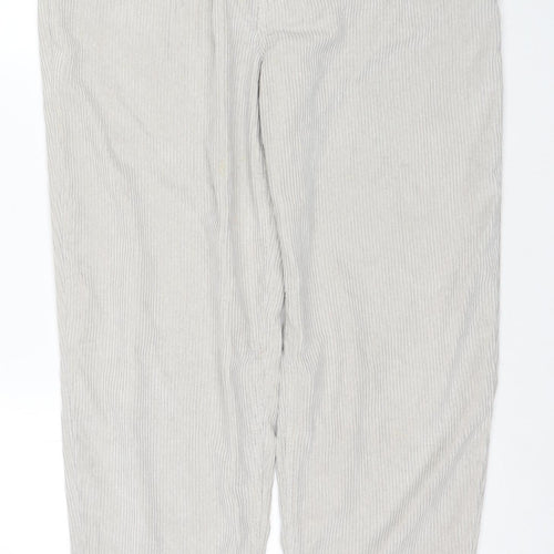 H&M Unisex Beige Jogger Trousers Size 8