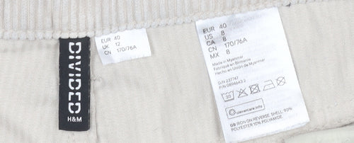H&M Unisex Beige Jogger Trousers Size 8