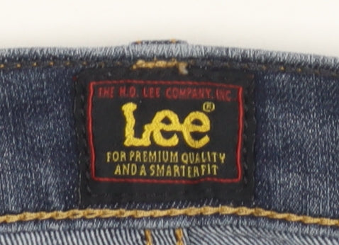 Lee Men's Blue Straight Fit Denim Jeans Size 31