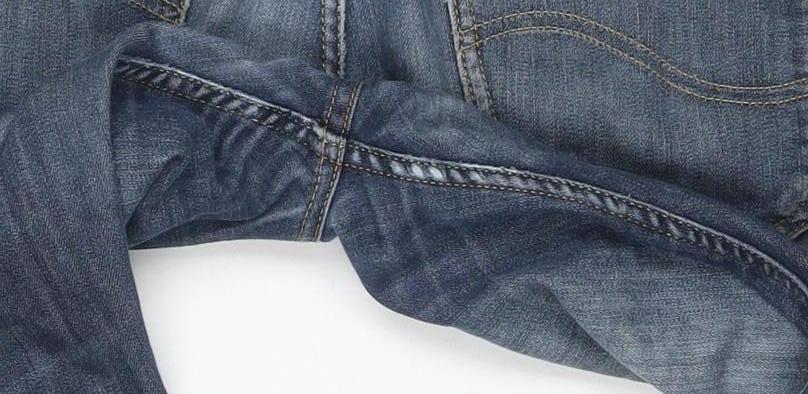Lee Men's Blue Straight Fit Denim Jeans Size 31