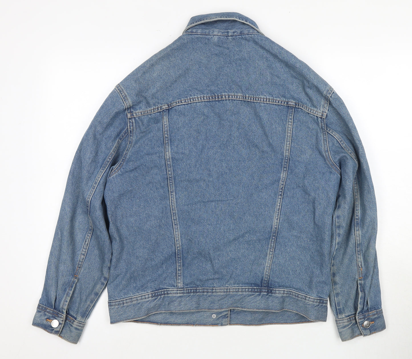 H&M Women's Blue Denim Jacket, Size S, Petites