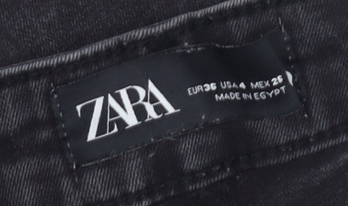 Zara Women's Black Skinny Jeans Size 8 Regular Fit