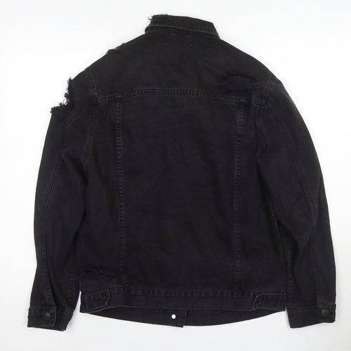 New Look Black Women's Denim Jacket Size 8
