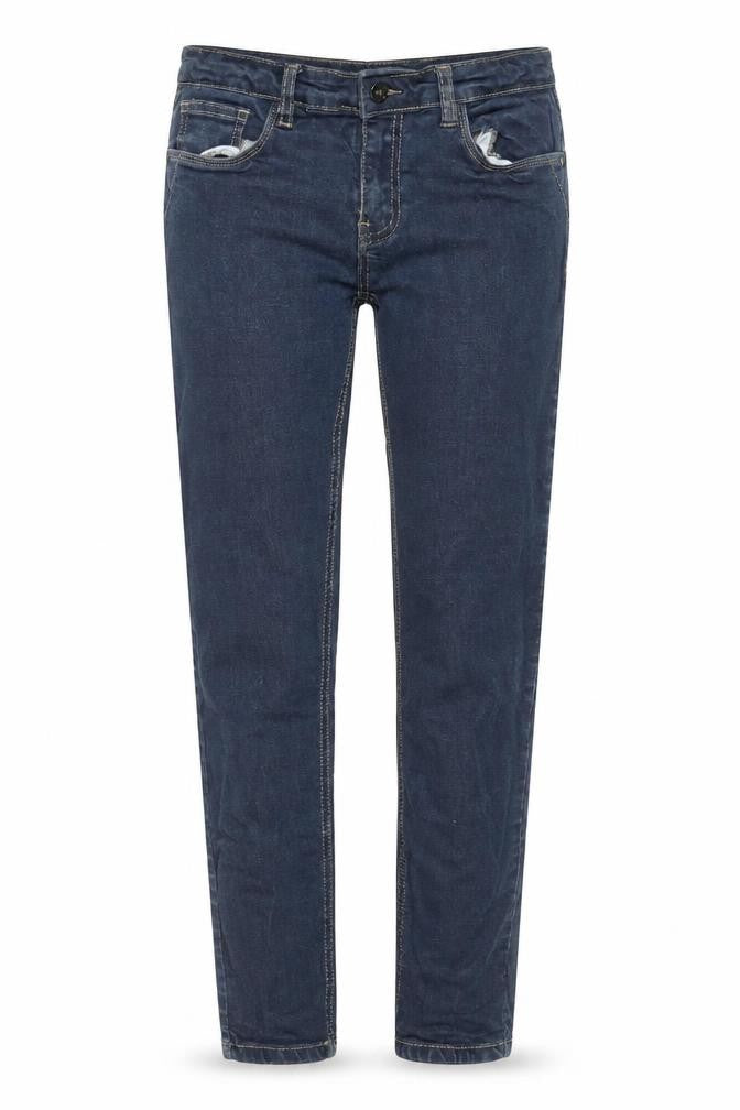 Front view of Hang Ten Women's Blue Skinny Jeans, size M, Stretch