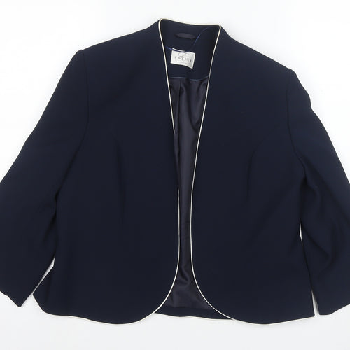Eastex Women's Blue Shawl Blazer Size 12