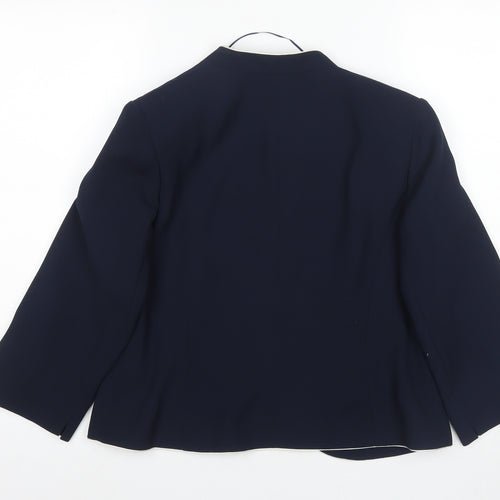 Eastex Women's Blue Shawl Blazer Size 12