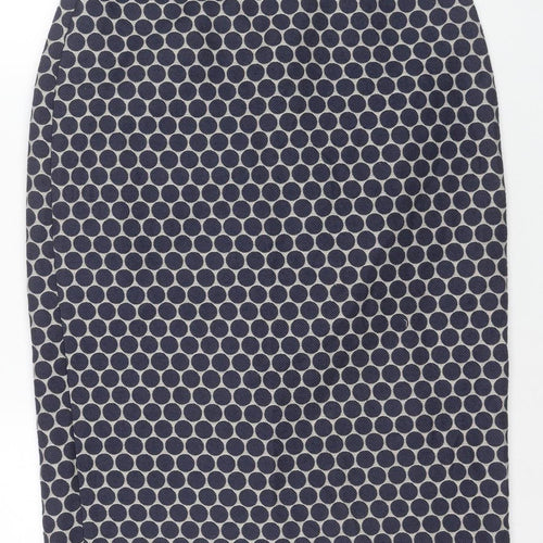 Boden Women's Blue Polka Dot Pencil Skirt Size 18