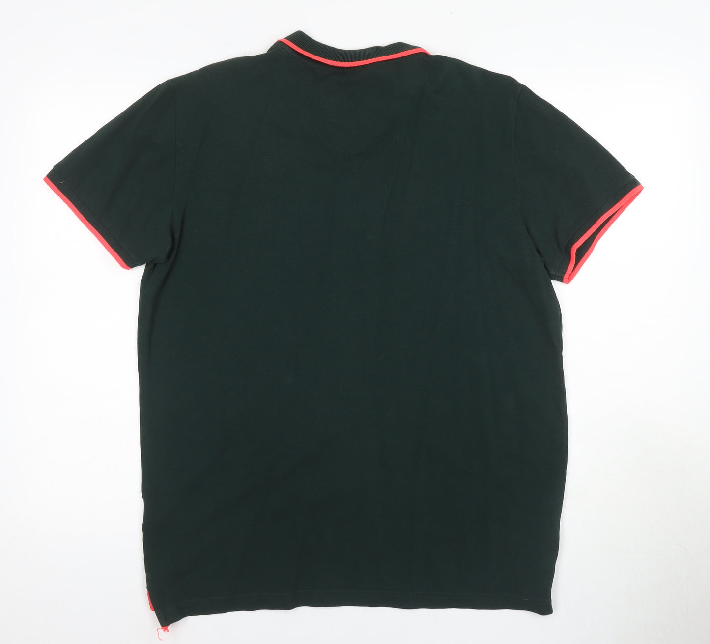 Outfitters Men's Green Polo Shirt, Size L, Casual Style