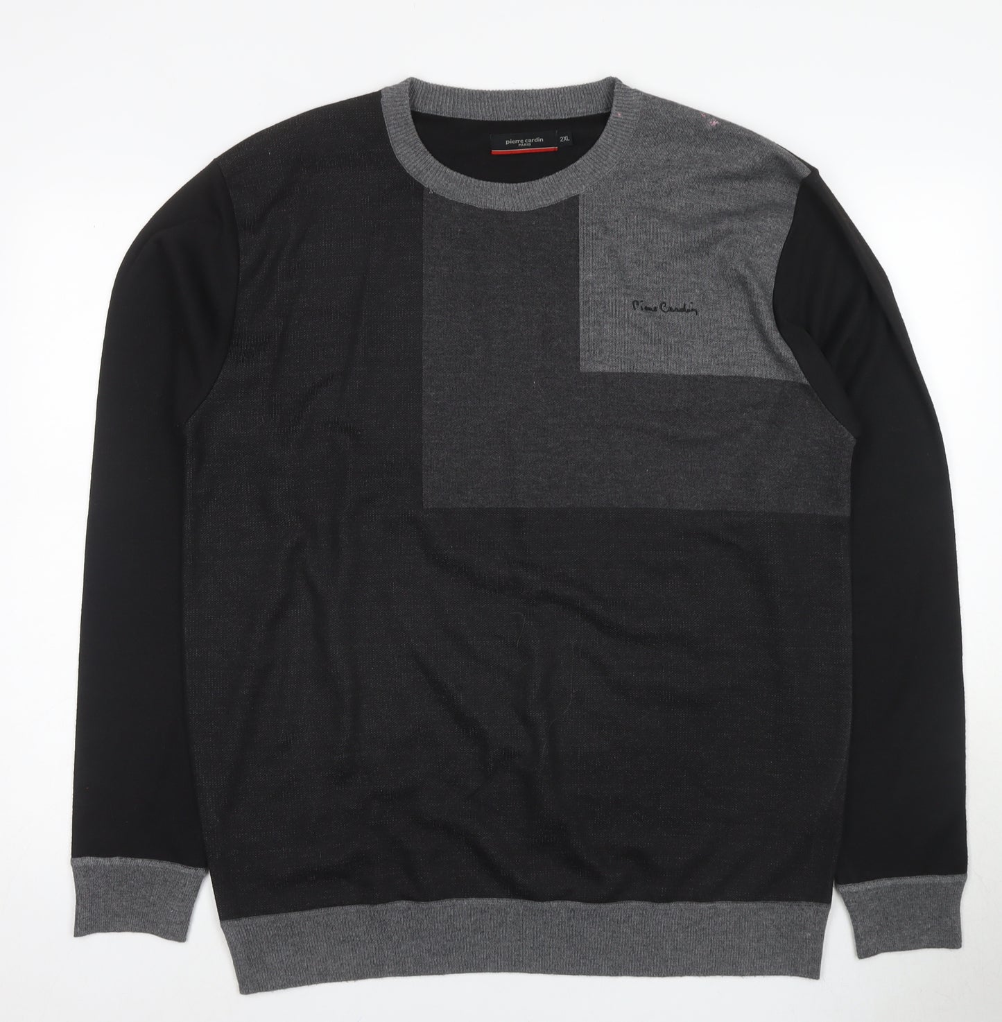 Pierre Cardin Men’s 2XL Black Pullover Jumper