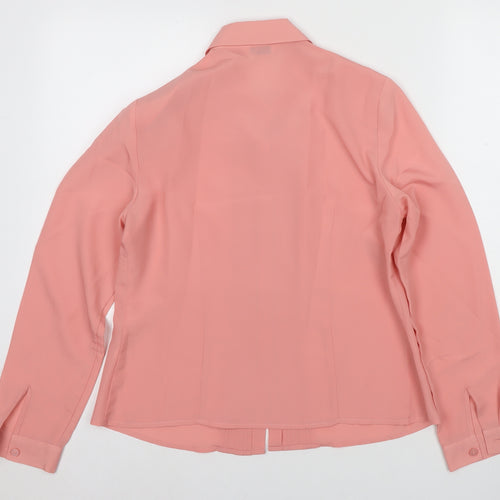 Eastex Women’s Pink Button-Up Shirt Size 10