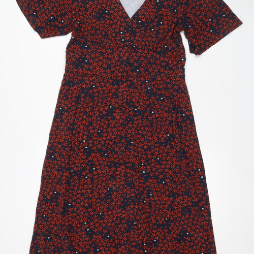 Jigsaw Women's Multicoloured L Floral Wrap Dress