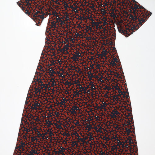 Jigsaw Women's Multicoloured L Floral Wrap Dress