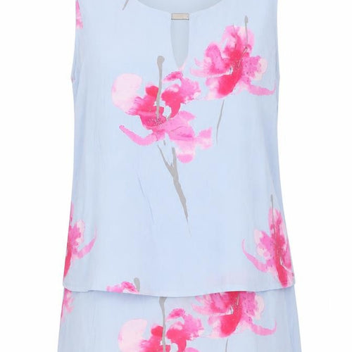 Joules Women's Blue Floral Camisole Tank, XS