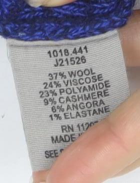 Jigsaw Women's Blue Straight Knit Skirt, S