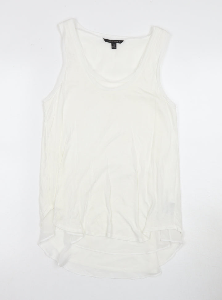 Banana Republic Women's White XS Modal Tank Top