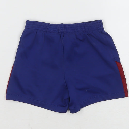 Nike Unisex Baby Blue Sports Shorts, 18-24 Months, Elastic Waist