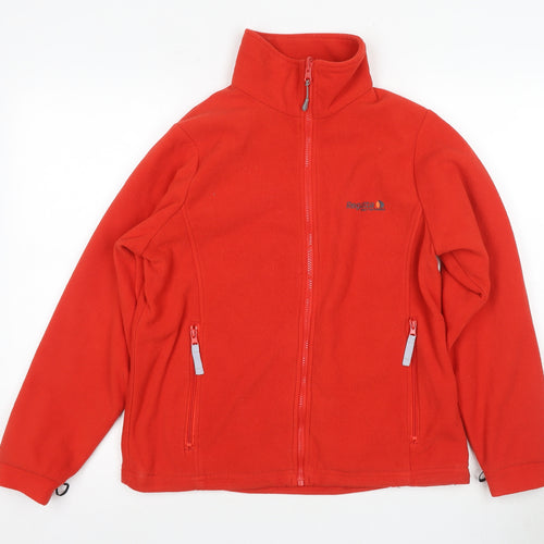 Regatta Women's Red Fleece Jacket Size 12