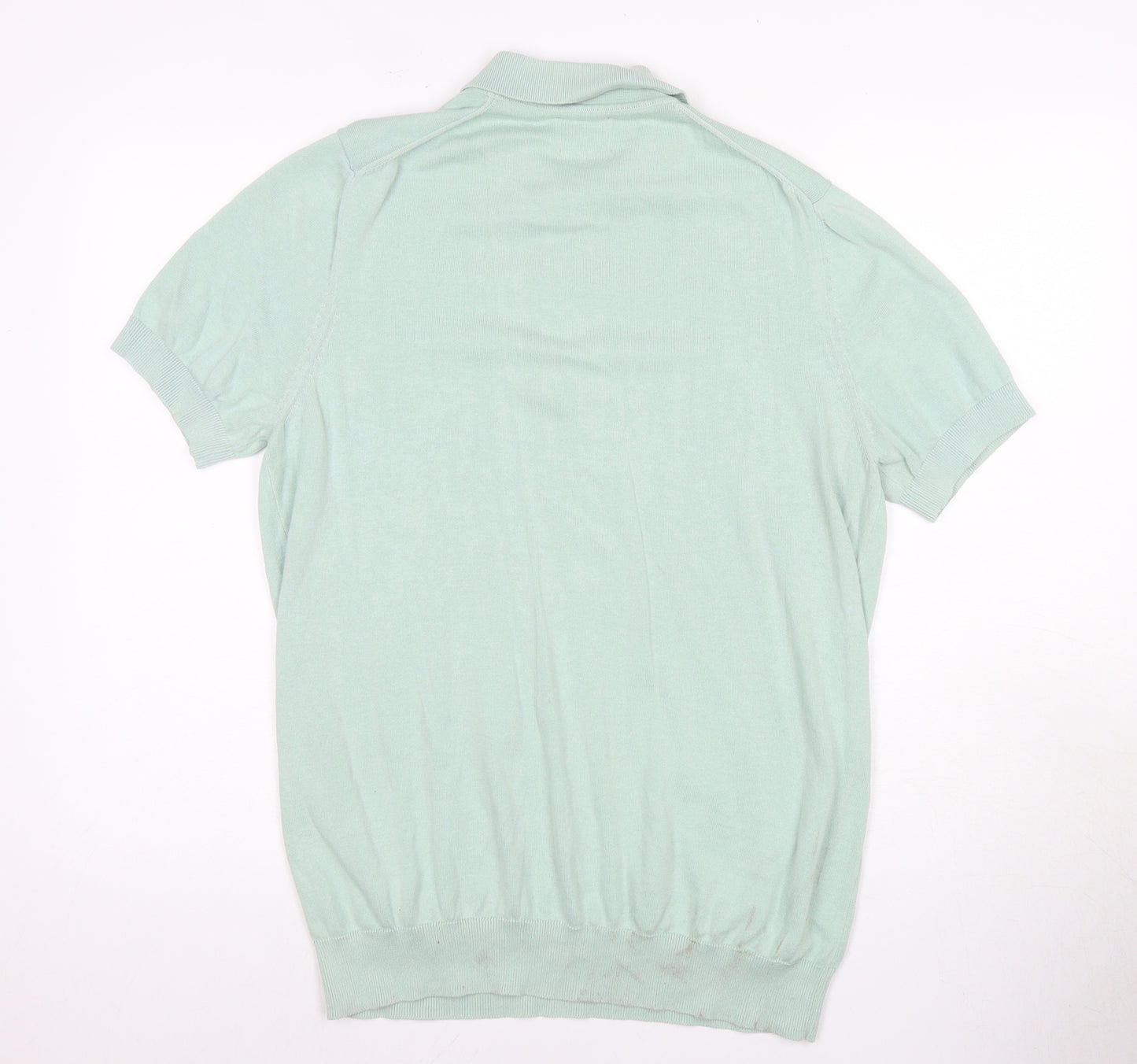 Ben Sherman Men's Green Polo Shirt L Short Sleeve