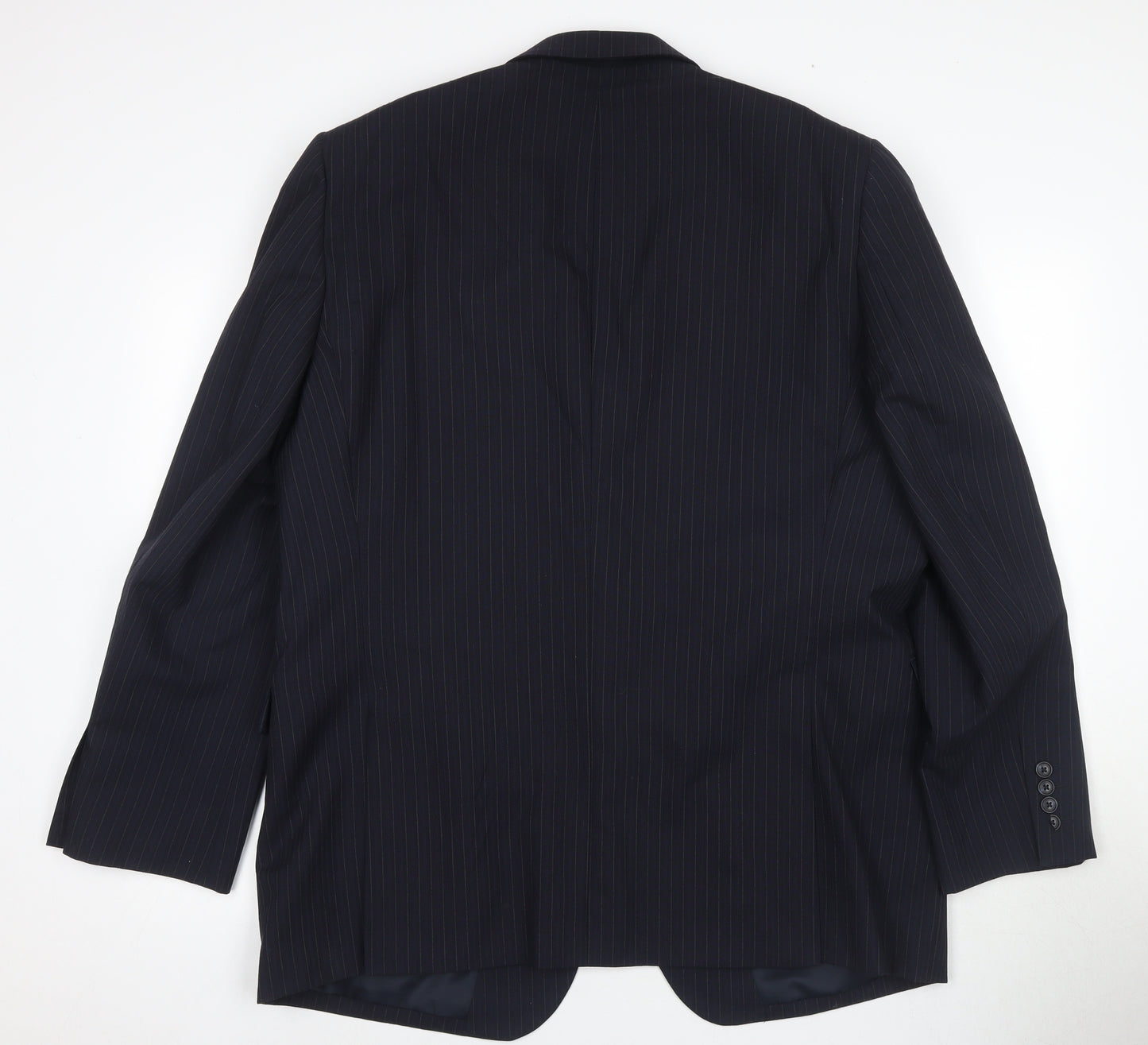 Jaeger Men's Blue Wool Suit Jacket - 46R