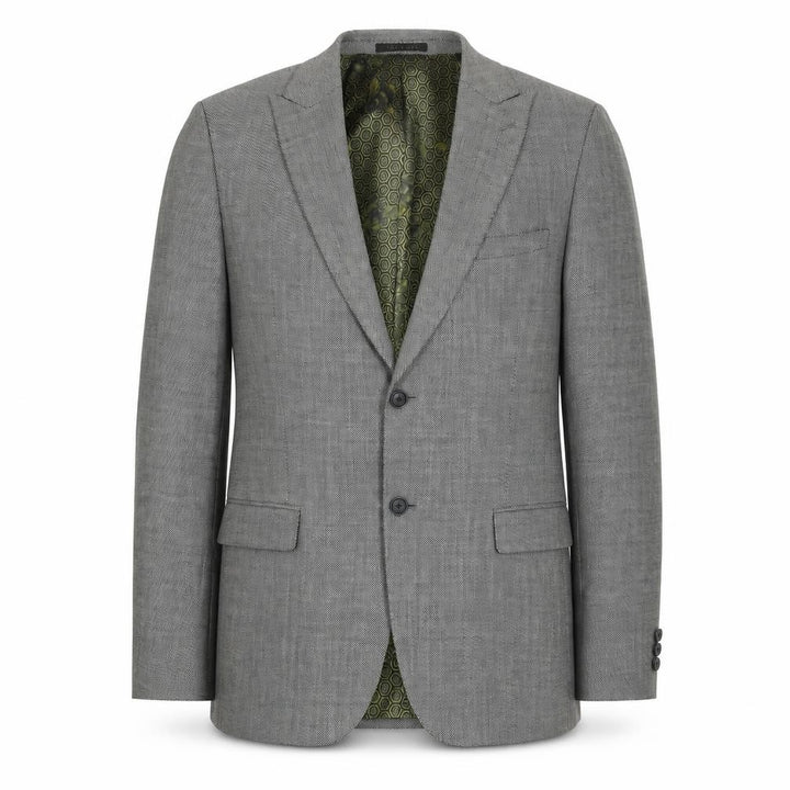 Ted Baker Men's Grey Wool Blazer Jacket, Size 40R
