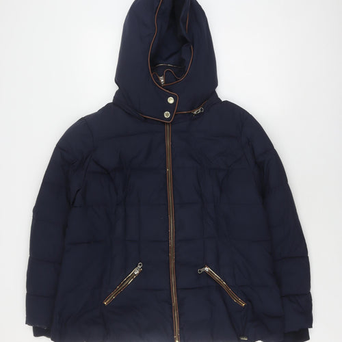 Marks and Spencer Blue Women's XL Puffer Jacket