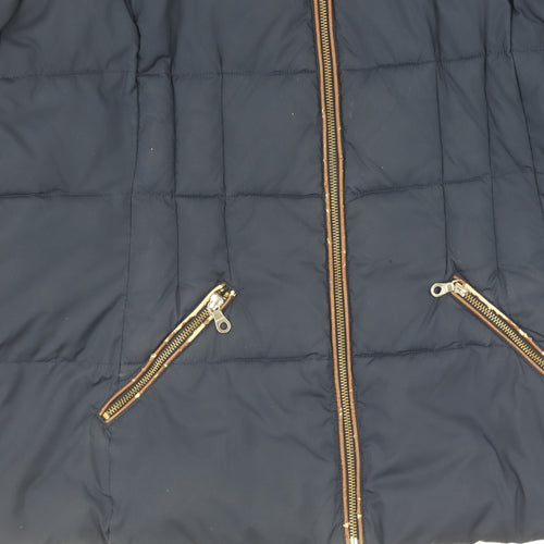 Marks and Spencer Blue Women's XL Puffer Jacket