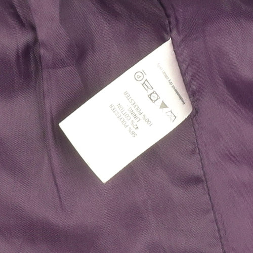 Wallis Women's Purple Trench Coat Size 18