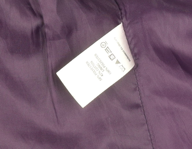 Wallis Women's Purple Trench Coat Size 18