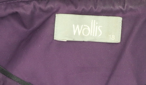 Wallis Women's Purple Trench Coat Size 18