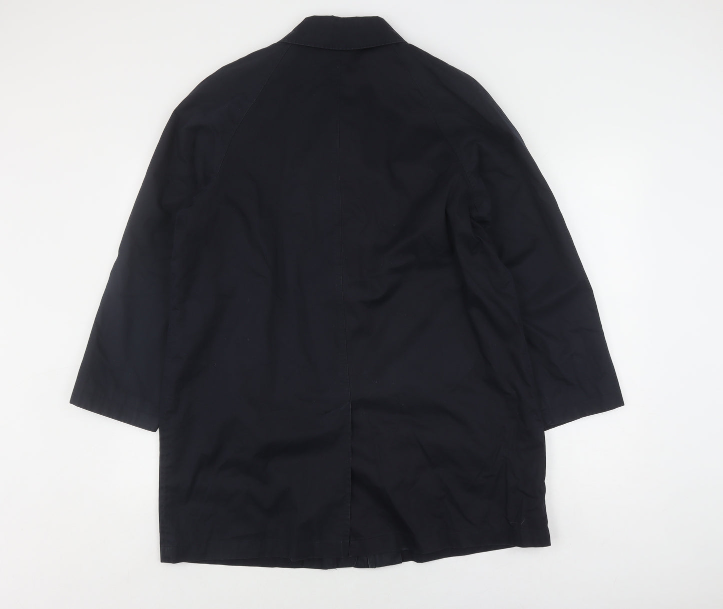 Dannimac Women's Black Mid-Length Overcoat S