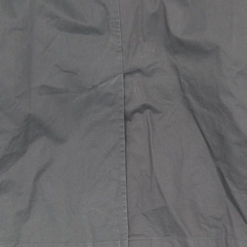 Dannimac Women's Black Mid-Length Overcoat S