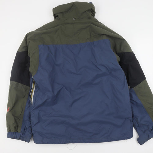 NFA Men's Blue Green Windbreaker Jacket M