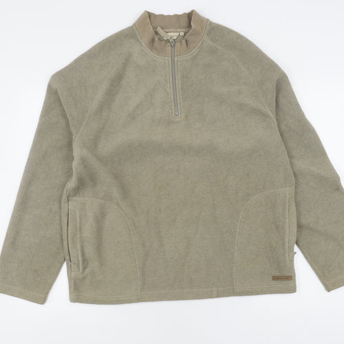 John Rocha Men's Beige 3-in-1 Jacket, Size L, 1/4 Zip Pockets