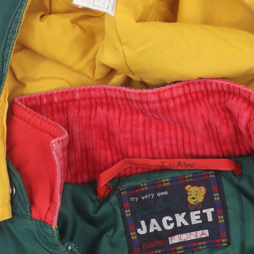 Marks and Spencer Boys Multicoloured Hooded Puffer Jacket 20 Months