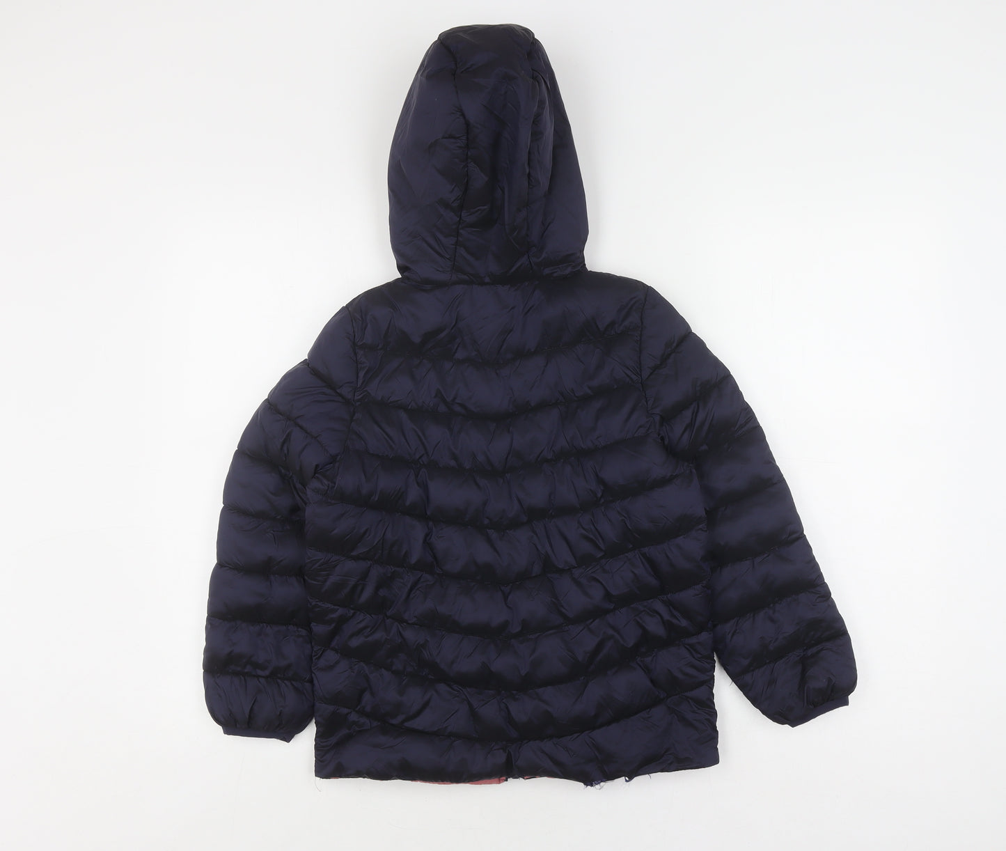 Marks and Spencer Girls Blue Puffer Jacket, Size 8-9 Years