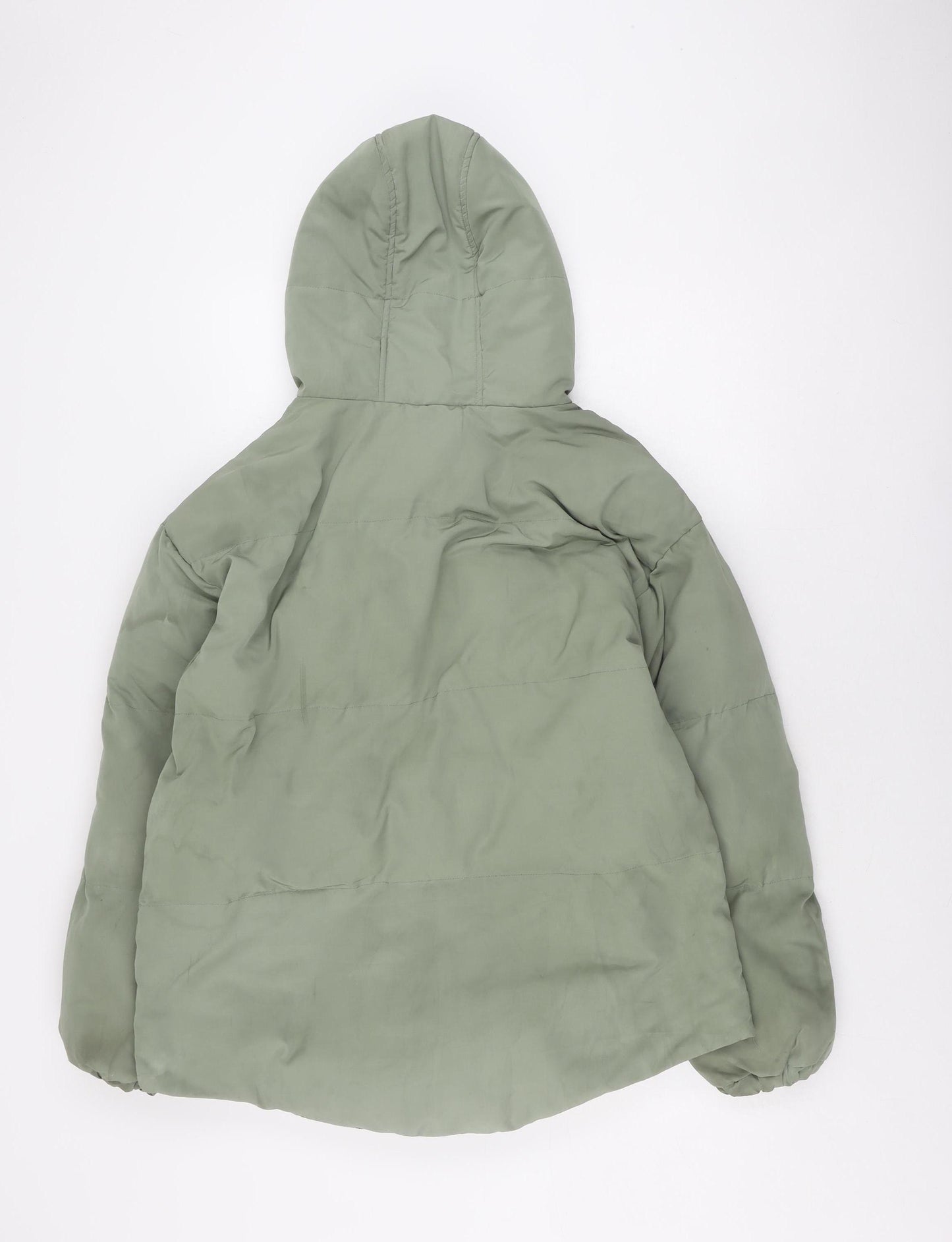 MISSPAP Green Puffer Jacket Women Size 8 Casual