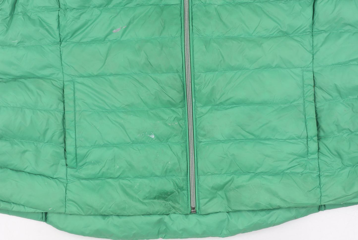 Marks and Spencer Women's Green Size 20 Puffer Waistcoat
