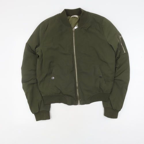 Cherry Koko Women's Green L Bomber Jacket