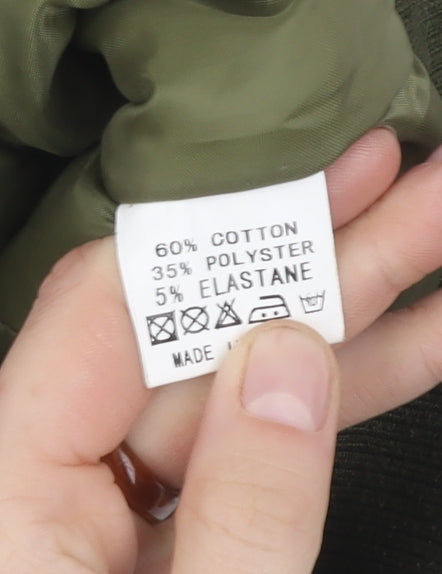 Cherry Koko Women's Green L Bomber Jacket